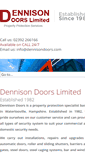 Mobile Screenshot of dennisondoors.com